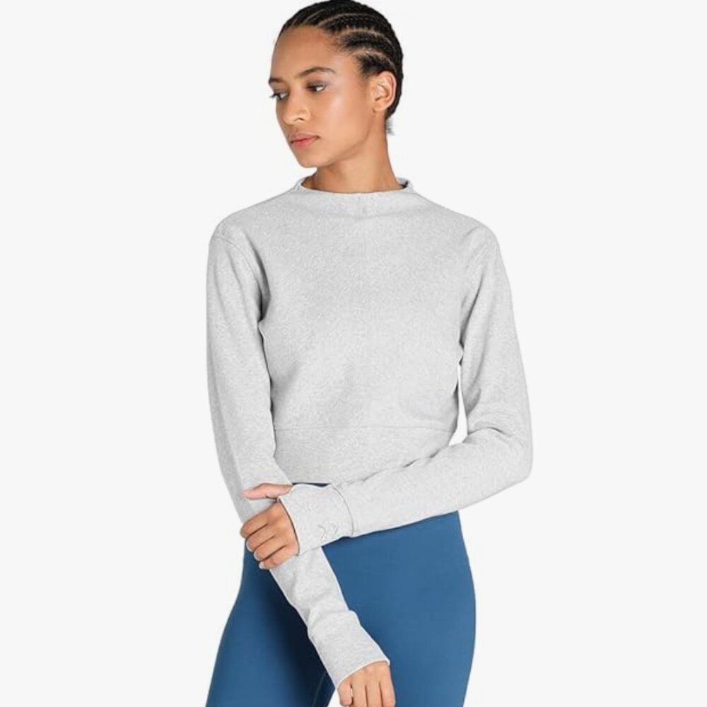PUMA Women's Exhale Turtleneck Crop Pullover